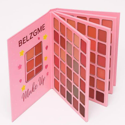 BELZGME 5 in 1 makeup book Eyeshadow+Highlighter+Blusher+Eyebrow powder+lipstick
