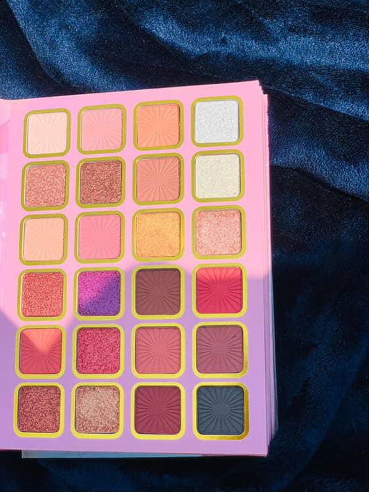 BELZGME 5 in 1 makeup book Eyeshadow+Highlighter+Blusher+Eyebrow powder+lipstick